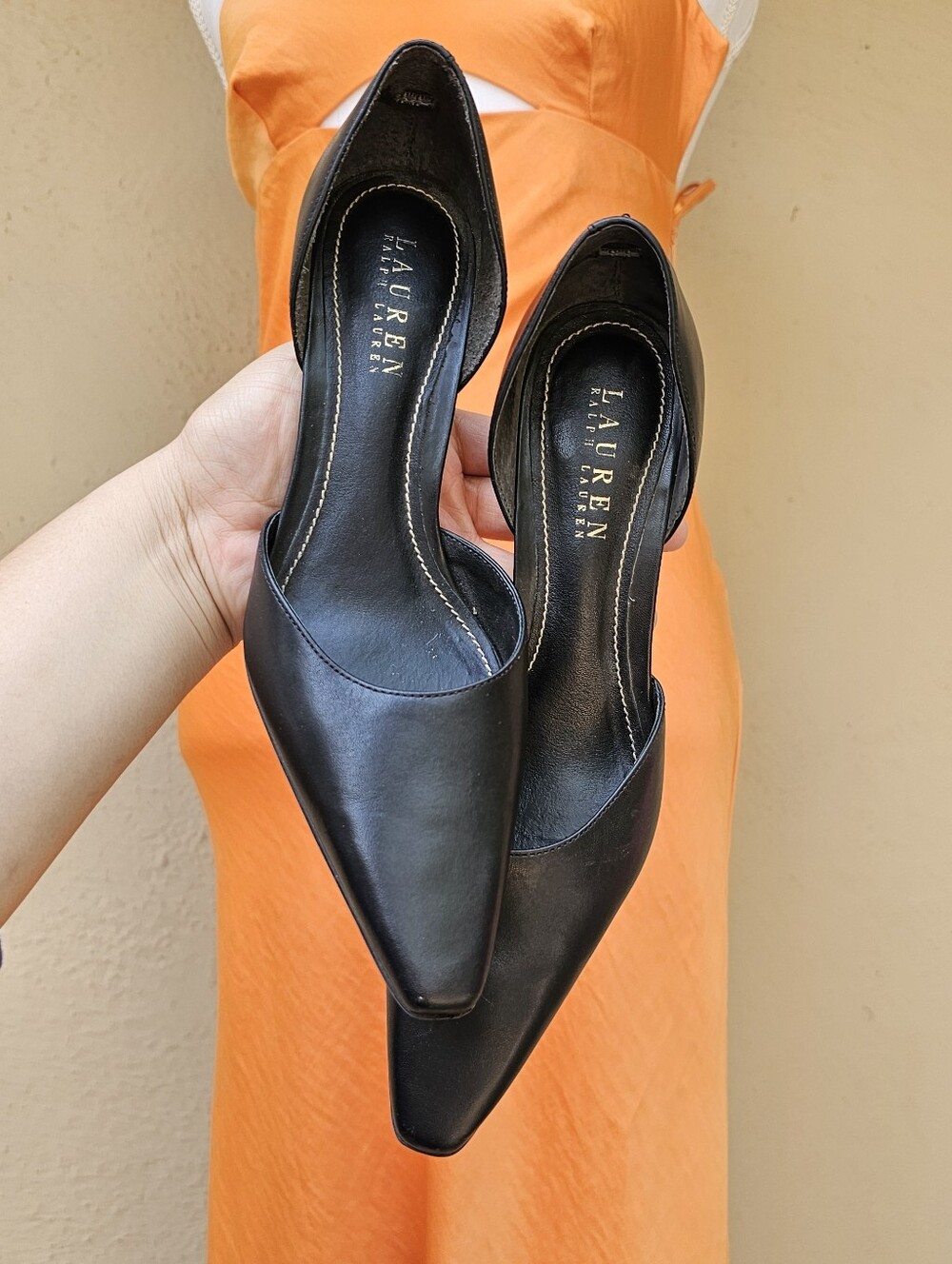 Lauren Ralph Lauren D'Orsay Pointed Toe Pumps